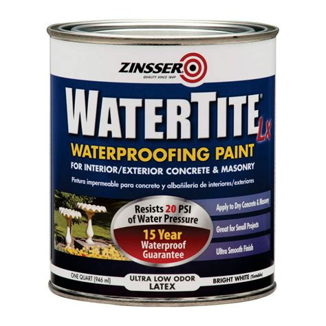 rustoleum water resistant paint|zinsser watertite paint best price.